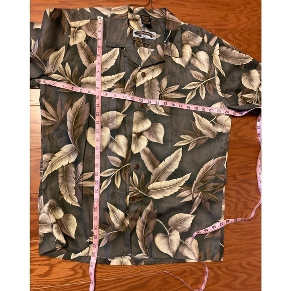 Palmwave Hawaii Men's Tropical Print Shirt sz L - Picture 7 of 9